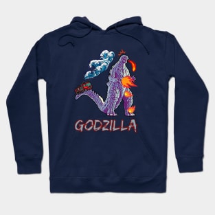 Funny Godzilla - Godzilla Self Burn Hoodie